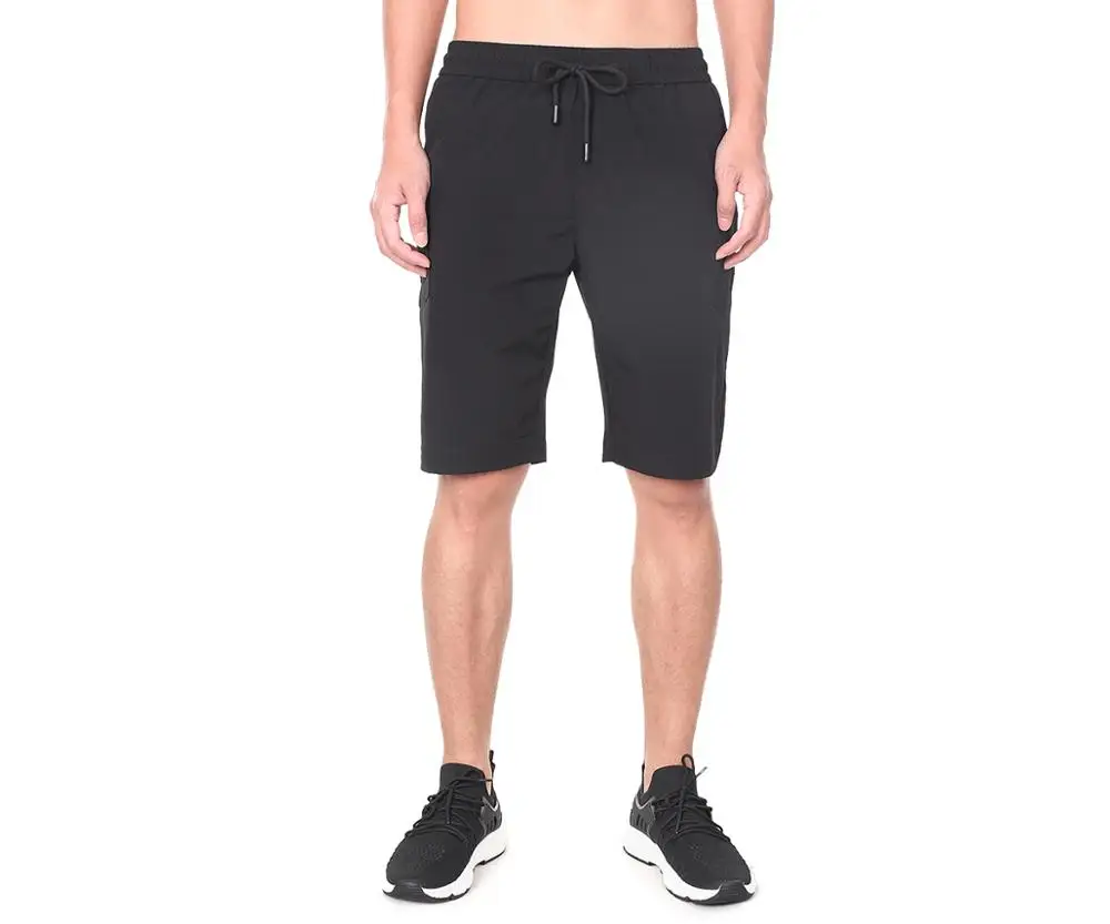 Мужской повседневный спортивный Быстросохнущий тренажерный зал шорты для бега эластичная талия с карманами