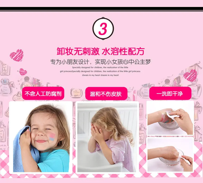 Hello kitty Детская косметика набор для макияжа губ подарок на день рождения помада, Румяна Тени для век лак для ногтей