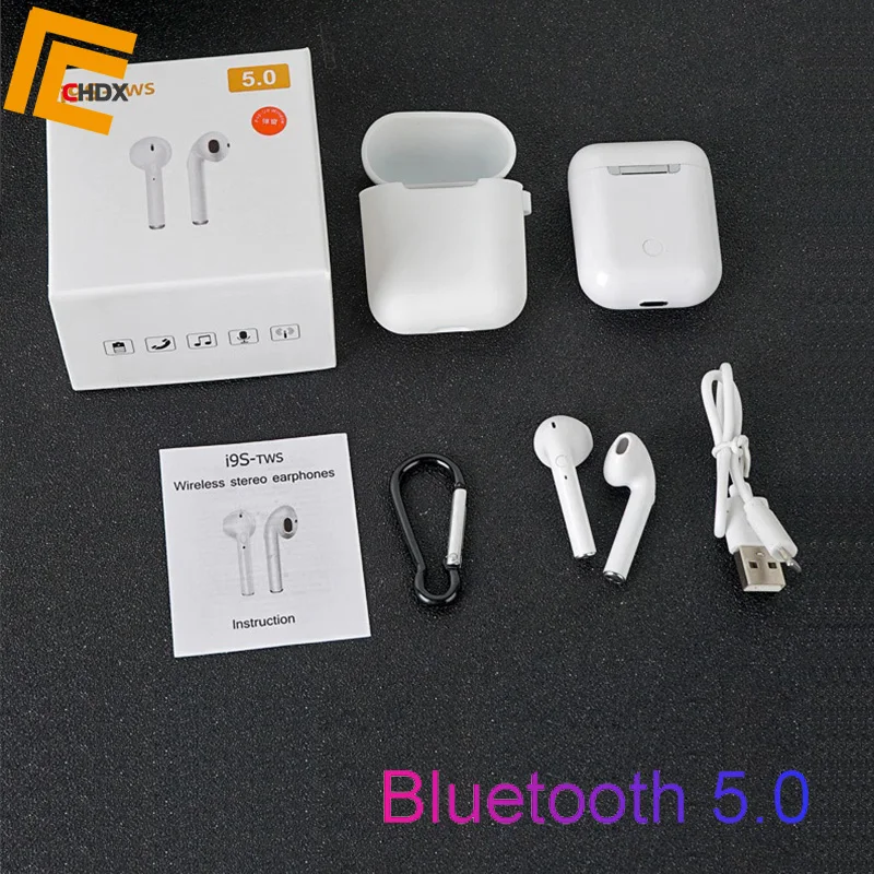 Разноцветные TWS наушники беспроводные блютуз Bluetooth шумоподавление Гарнитура для