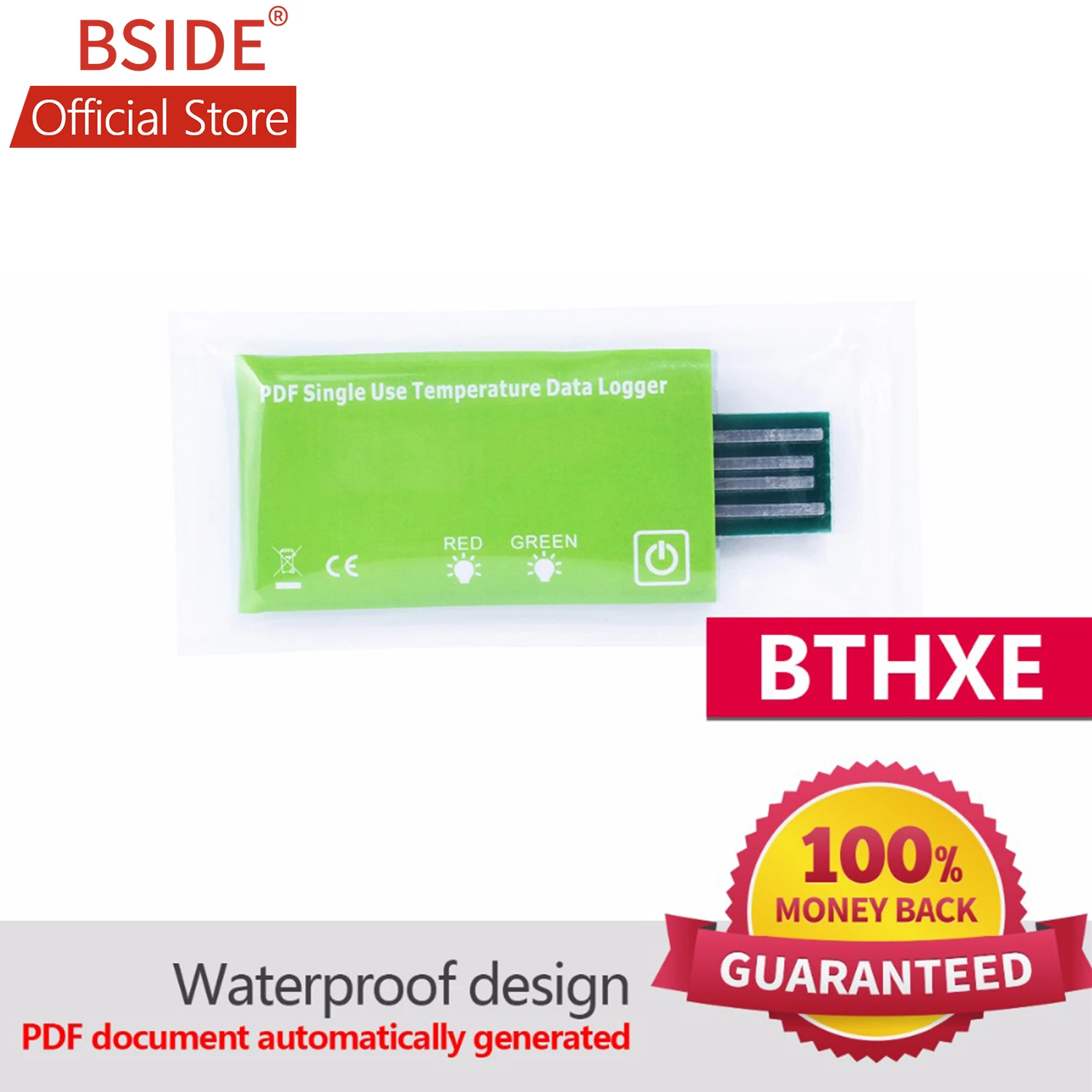 Official BSIDE One-time Temperature Record BTHXE USB interface The computer generates PDF documents directly