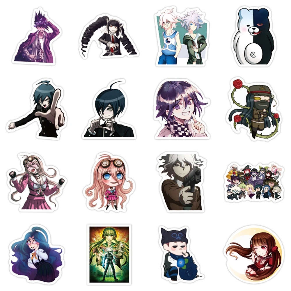 50 шт игра Danganronpa граффити наклейки автомобиль мотоцикл путешествия багаж телефон
