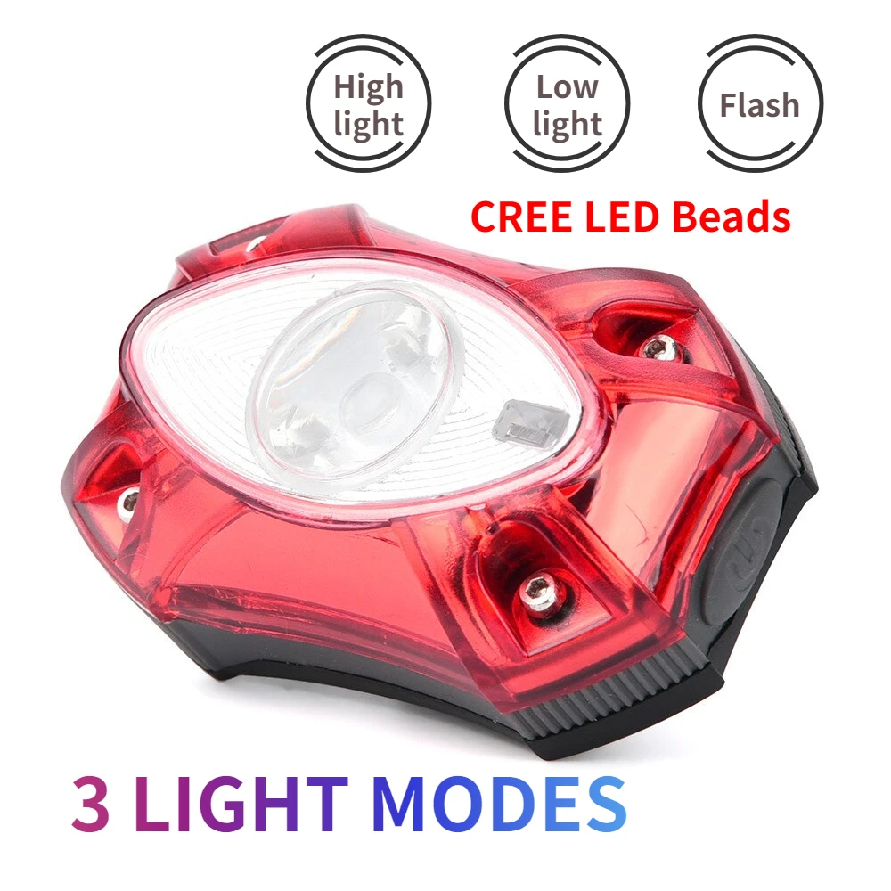 CREE 3W USB Rechargeable MTB Powerful Rear Light Bicycle