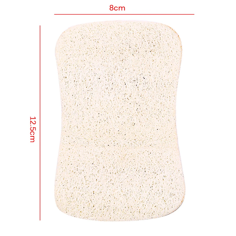 

Helpful Loofah Dish Towel Absorbant Sponge Dish Cloths Anti-oil Kitchen Tools