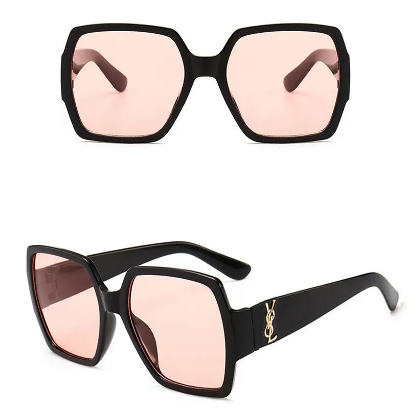 TTLIFE Fashion Women Sunglasses Brand Designer Luxury Vintage Sun Glasses Big Full Frame Eyewear Women Color Ocean Lens YJHH0220