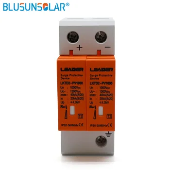 

1 pcs/lot 2P DC1000V 20/40KA DC Surge Arrestor Protective Device for Solar System Protection