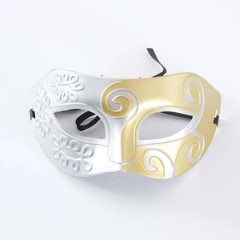 New Vintage Silver Gold Men Antique Gladiator Carnival Masquerade Ball Party Masks Cool Retro Men's Party Masks12