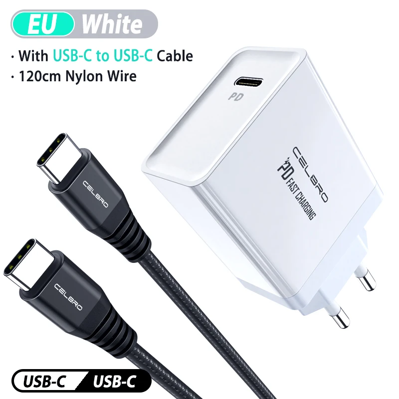 Портативный USB зарядное устройство PD зарядное устройство быстрое зарядное устройство 3,0 18 Вт Зарядное устройство для телефона для Xiaomi samsung Airpods 2 Switch Lite USB зарядное устройство - Тип штекера: Whhite Charger Cable