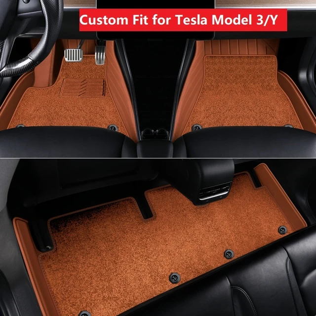 Tesla Model 3 Custom Fit Car Accessories Floor Mat Interior Eco