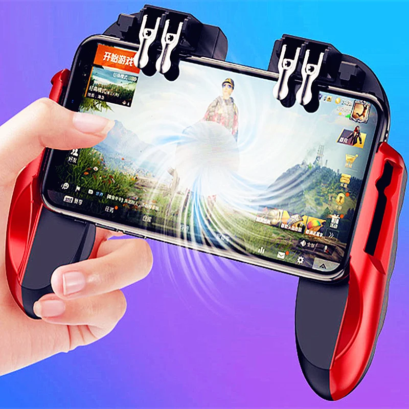 Геймпад Pubg контроллер Android джойстик мобильный игровой коврик игровой контроллер портативные плееры WinexFor IPhone Xiaomi с охлаждающим вентилятором
