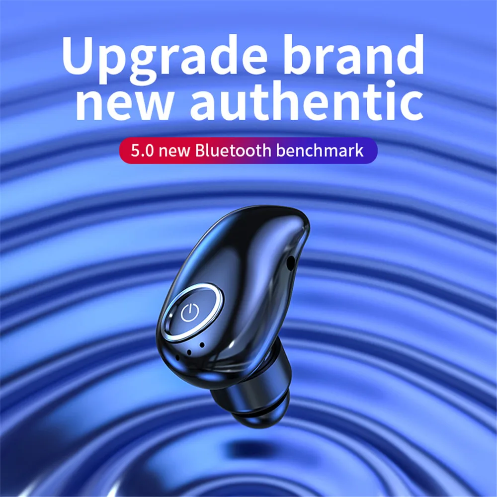 V21 Беспроводная Bluetooth 5 0 Одиночная мини гарнитура спортивные стереонаушники