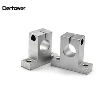 Chaud 1pc SK8 SK10 SK12 SK16 SK20 SK25 8mm linéaire roulement à billes Rail arbre blocs latéraux Support Table CNC 3D imprimante partie(China)