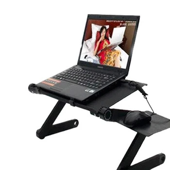 

1 Pcs Computer Desks Adjustable Foldable Holder Stand Laptop Notebook Lap PC Folding Desk Table Portable Bed Tray