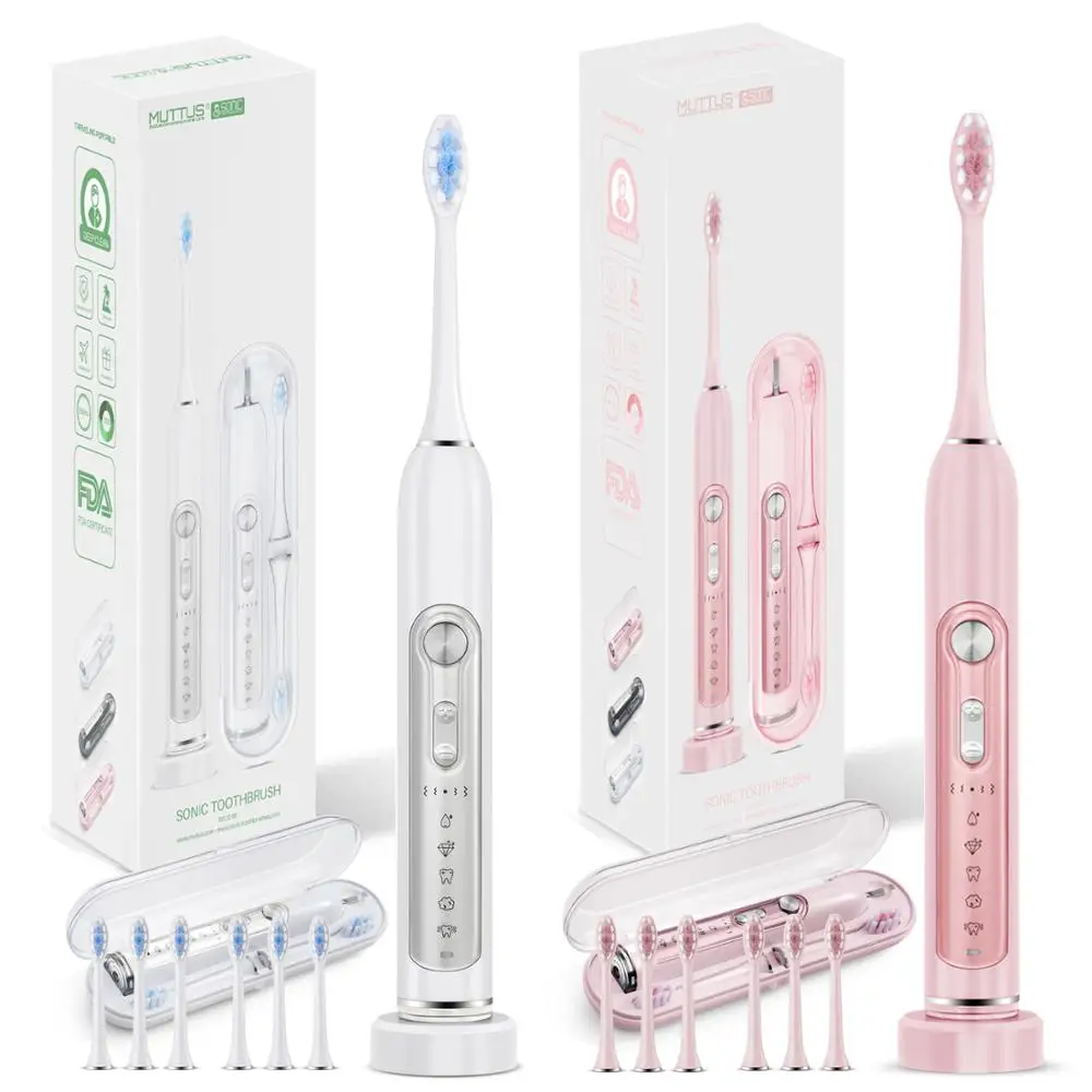

Best Electric Toothbrushes for Sale, Portable Case Enable, 6 Heads Package, 5 Modes 15 Experiences, IP67 Waterproof