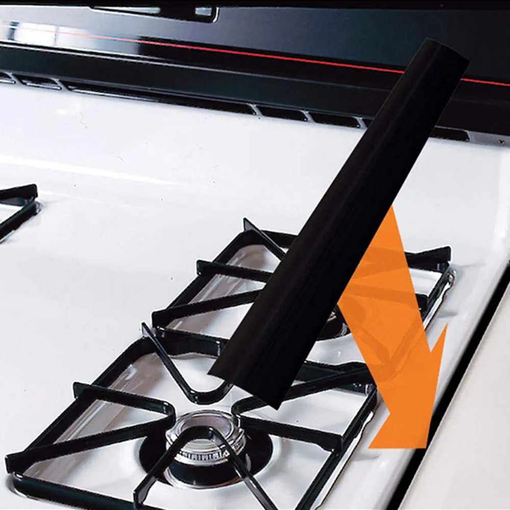 1/2Pcs Kitchen Stove Counter Gap Cover Heat Resistant Mat Oil Dust