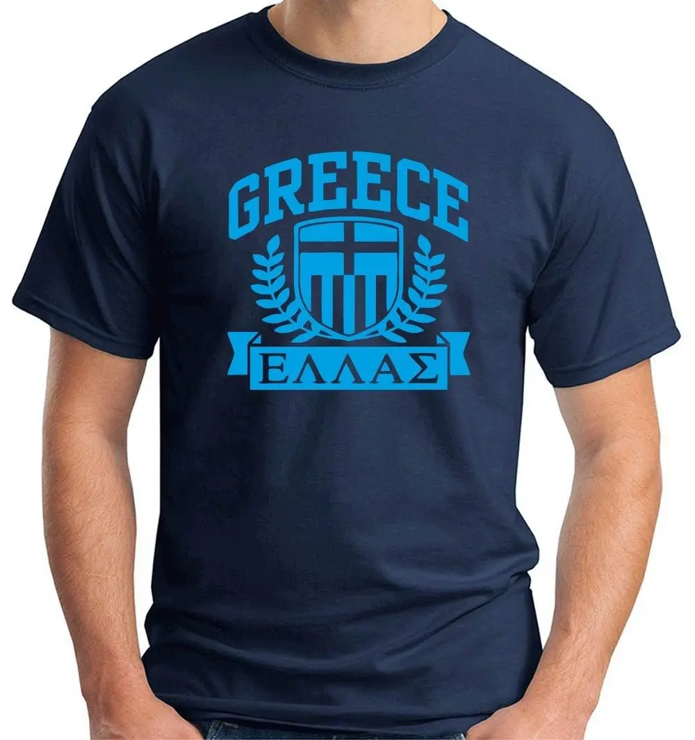T-shirt  Greece Tshirt  Men T Shirt 2018 Summer 100% Cotton 2018 New Summer Men Hot Sale Fashion  Men Lastest