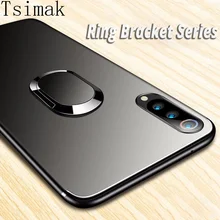 Силиконовый чехол Tsimak для Xiaomi mi 9 SE mi 8 mi 6 Red mi Note 7 Pro GO Cover 360 Автомобильный держатель с кольцом на палец противоударный чехол для задней панели телефона