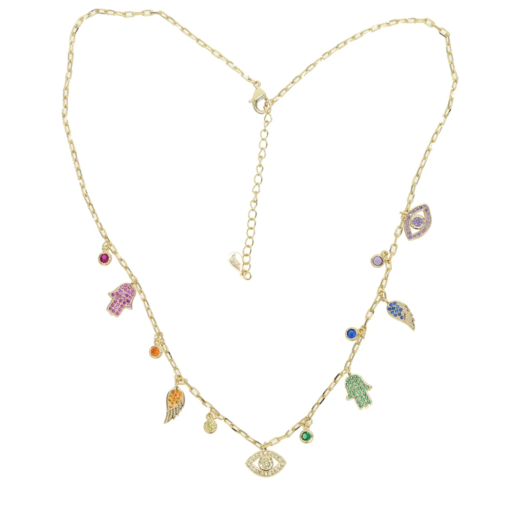 brass necklace 41+5cm H (5)