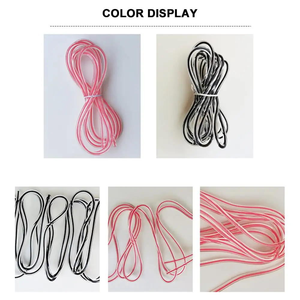 

Fitness Skipping Ropes Outdoor Jump Rope 9.2ft Long Coated Cable for Fitness Skip Workout Training Fitness Equipment Skip Ropes