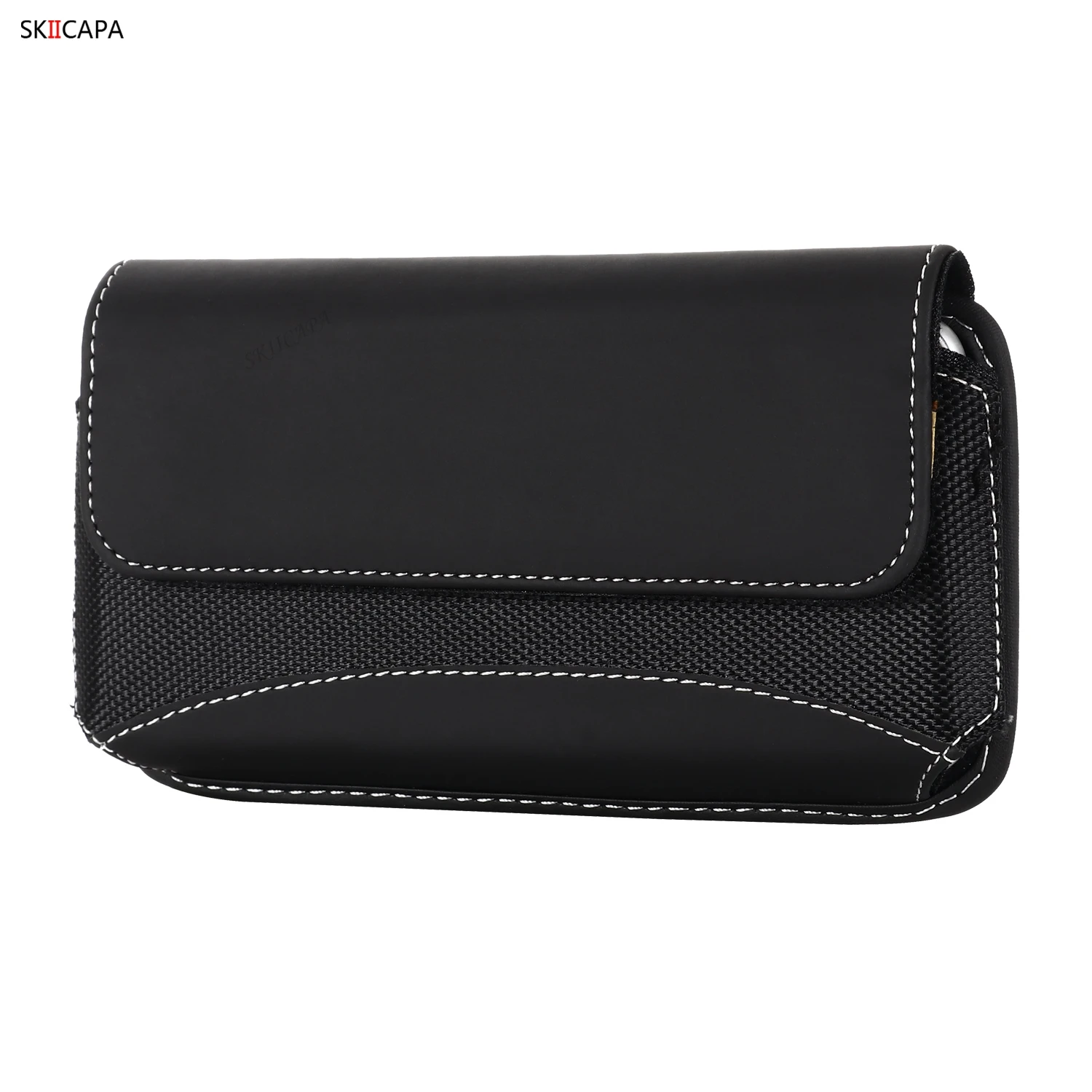 Oxford Leather Phone Pouch with Belt Clip Holster