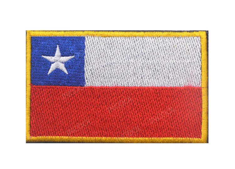 America Country Flags Mexico Puerto Rico Argentina United States Canada Brazil El Salvador Embroidered Patches Badges Wholesale 