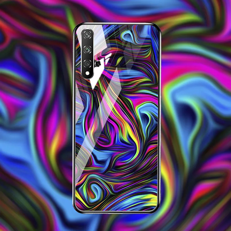 Закаленное Стекло чехол для телефона для Huawei honor 9 10 20 чехол Примечание 10 Стекло чехол для Huawei honor 9 10 lite V20 honor 20 Pro чехол задняя крышка