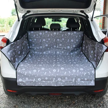 

Dog Car Back Seat Cover Car Rear Back Seat Windproof Mat Hammock Cushion Protector Print Waterproof Travel Pet Carrier