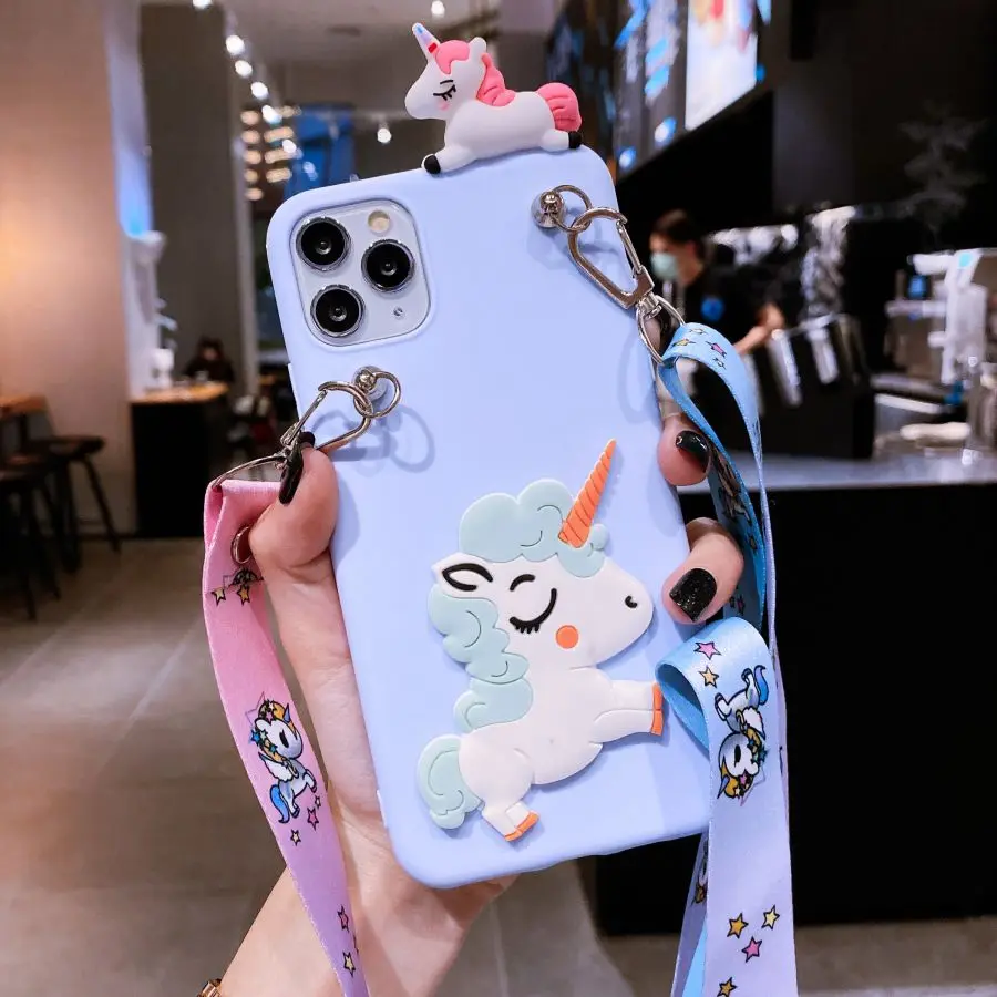 xiaomi leather case design Dành Cho Xiaomi Redmi 9A Ốp Lưng Redmi 9C Fundas Redmi 9 Bao Dây Silicone Nắp Cho Xiaomi Redmi 9 Note 9 Pro Kỳ Lân Mềm Mại Ốp Lưng best flip cover for xiaomi Cases For Xiaomi