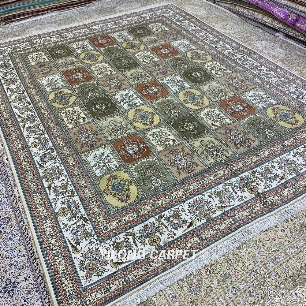 Yilong 8'x10' Vantage классические четыре сезона ковер античный сад дизайн ковра ручной работы (0812)
