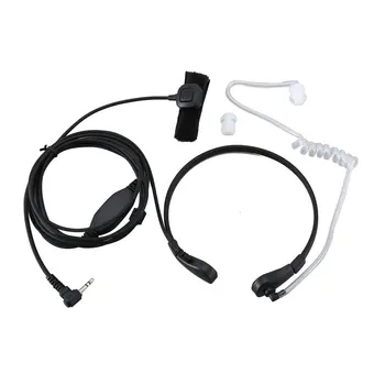 

2.5mm Headset Throat Microphone Mic Earpiece PTT for Walkie Talkie for Motorola CB Radio TLKR T80 T60 T5 T7 T5410