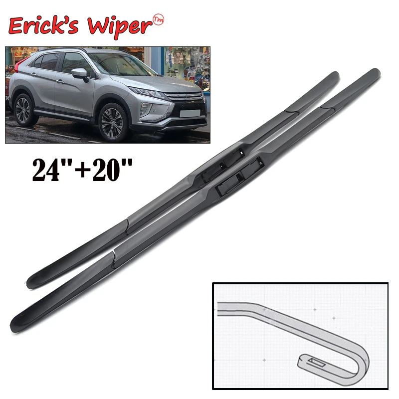 Erick's Wiper Front Hybrid Wiper Blades For Mitsubishi Eclipse Cross