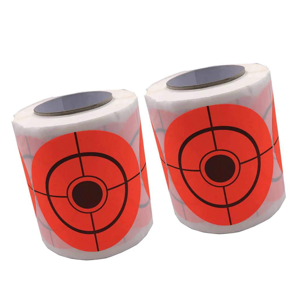 500 Lot High Visibility  Targets Self Adhesive For  Practice