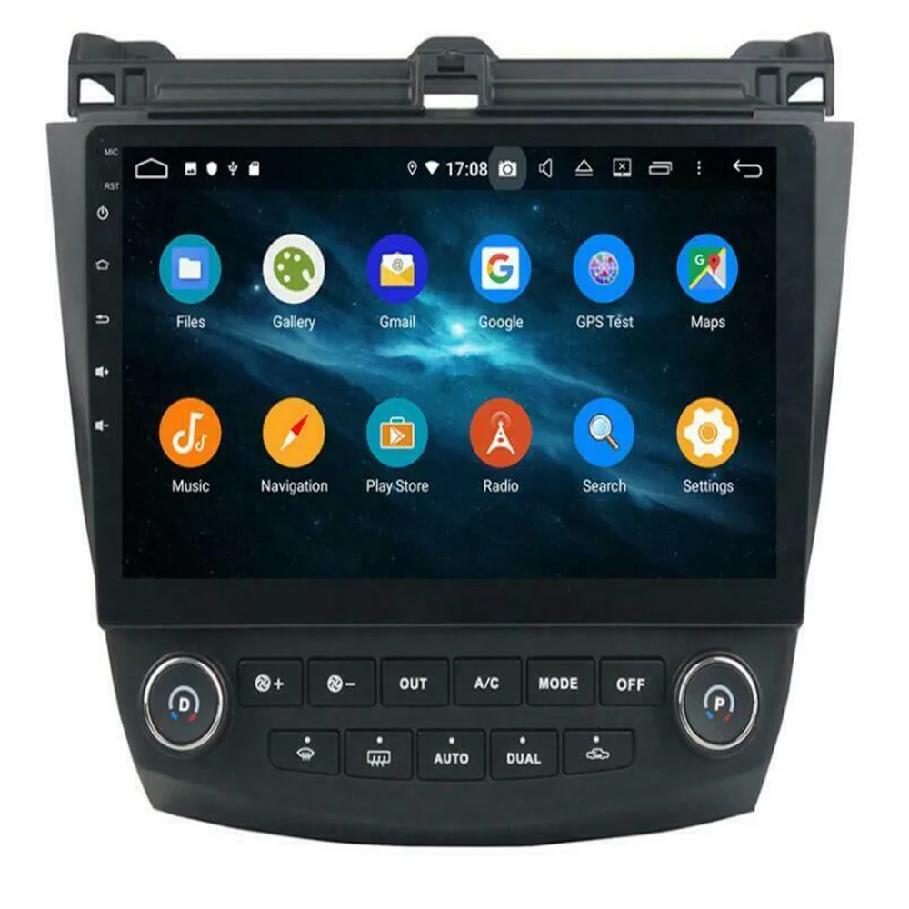 Автомобильный DVD плеер без плеера магнитола на Android 10 1 с GPS для Honda Accord Seven 9 0 2003