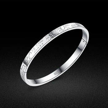 

Hottest Sale Bracelet for man and women. Solid 925 Sterling Silver Bracelet. Lovers Bracelet circular and Opening.