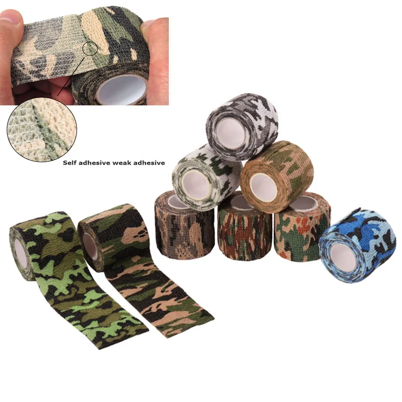 

1 Roll U Pick 4.5m*5cm Waterproof Outdoor Camo Hiking Camping Hunting Camouflage Stealth Tape Wraps