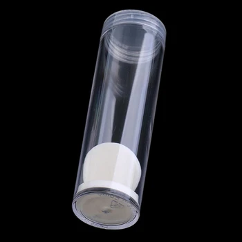 

Commemorative Clear Round Cases Coin Storage Protective Tubes Holder Plastic