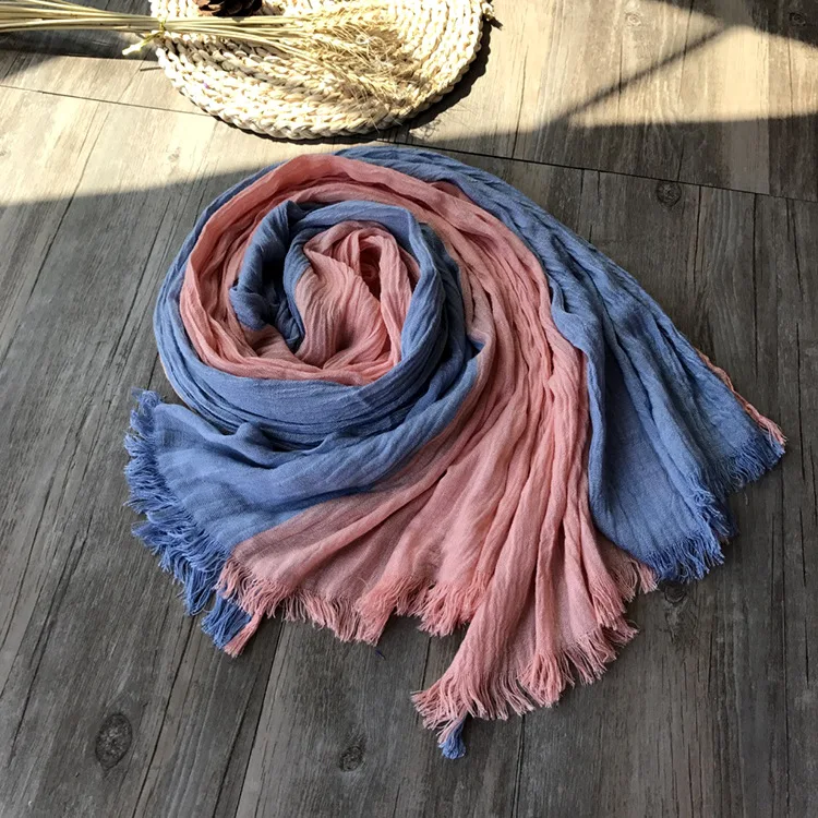 

Autumn and Winter New Style Cotton and Linen Ladies Scarf