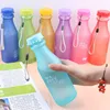 Candy Color Water Bottle Plastic Party Cup Matte Fall Resistant Drop Water Cup Sports Bottle For Travel Camping Accessories ► Photo 1/6