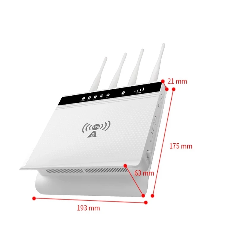 YLMOHO 4G VoLTE Wifi Router Wireless Voice Call Router Mobile Hotspot Broadband Telephone Modem With Sim Slot RJ11 4 LAN Port