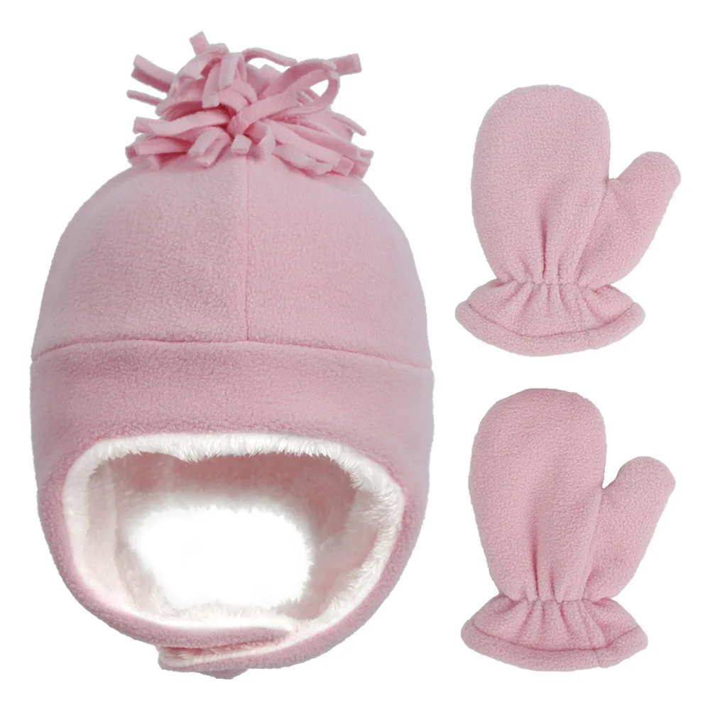 2020 милая детская шапка Толстая теплая Девочки Мальчики зимние теплые детские