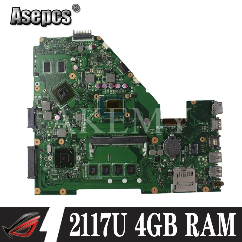 For Asus R510C Y581C X550C X550CL X550CC X552C laptop motherboard tested 100% work original mainboard 1007U/2117U CPU 4G | Компьютеры и