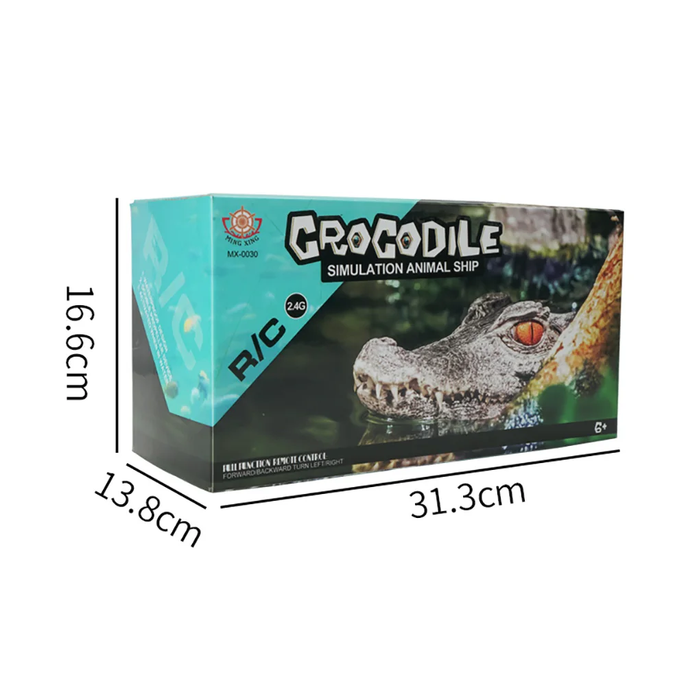 JJRC RC Boat Toy Crocodile Head Electric Simulation Vehicle Alligator Doll For Children Remote Control Spoof Boat Toys VS V005