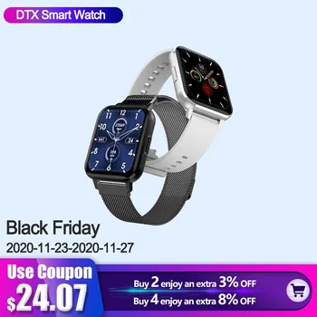 

2020 Smart Watch DTX For Xiaomi 1.78 Inch Bluetooth Full Touch Waterproof Fitness Pedometer Heart Rate Blood Pressure Monitoring