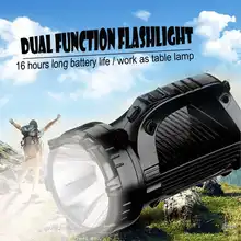 Светодиодный рабочий светильник фонарь перезаряжаемый двойной светодиодный портативный Точечный светильник 1 Вт 1300 мАч 50-100 м 8/16/10hs Домашний Светильник-вспышка настольная лампа