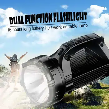 

LED Work Light Torch Rechargeable Dual Led Portable Spotlight 1W 1300mAh 50-100m 8/16/10hs Home-use Flashlight Table Lamp