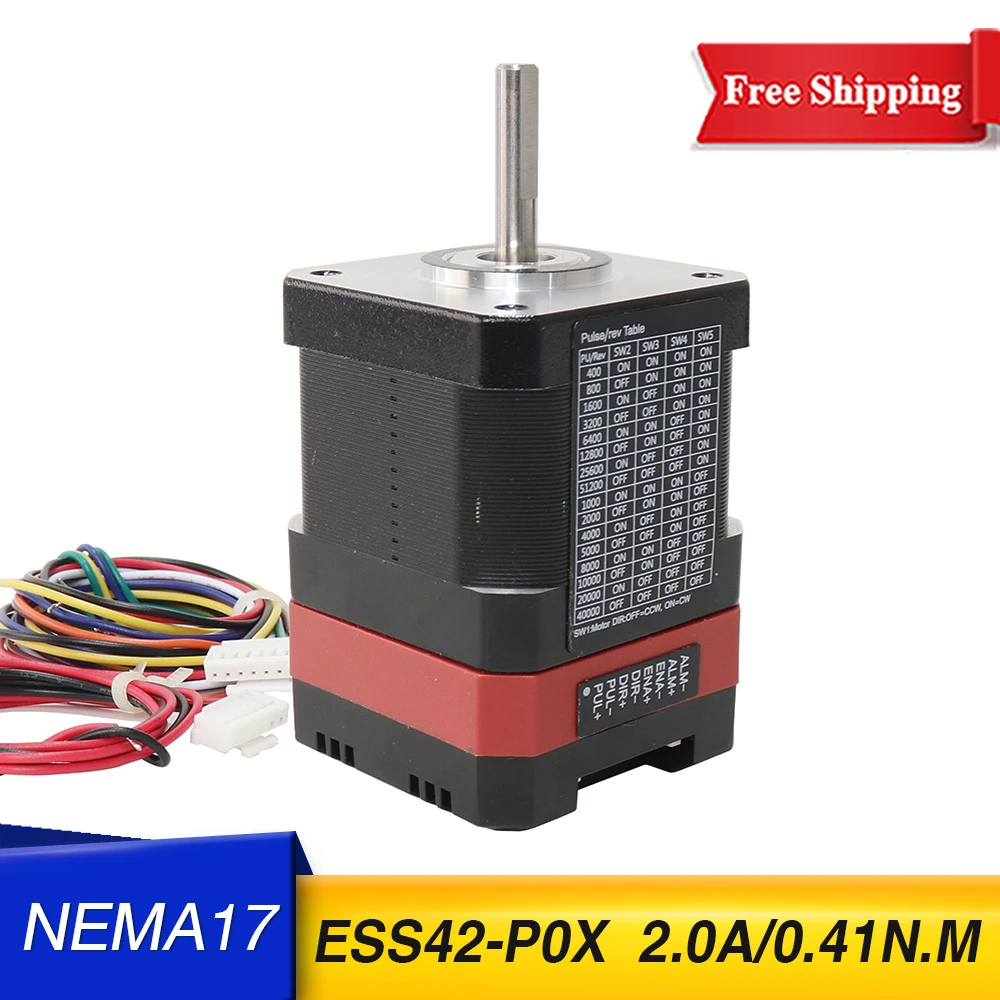 Nema17 Closed Loop Integrated Stepper Servo Motor With Driver 0.41 ...