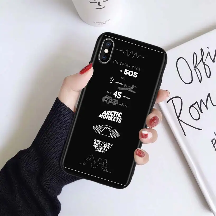 Чехол для Apple iphone 11 Pro XR XS Max X 7 8 6 6S Plus 5 5S SE Черный силиконовый чехол для телефона - Цвет: BS005-9