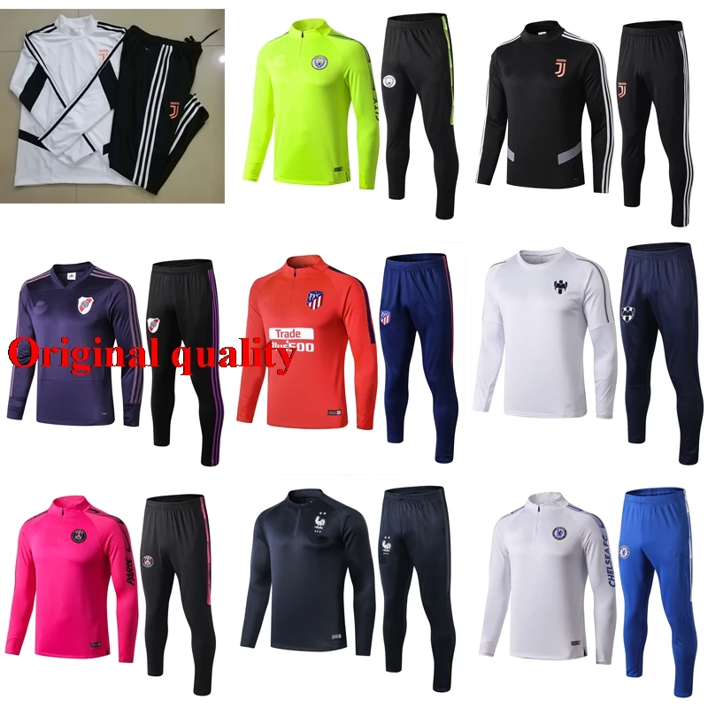 AC Inter milan Mantel city juvees Chelsea Barcaed Юнайтед байернинг 19 20 длинный спортивный костюм для взрослых тренировка футбола Джерси