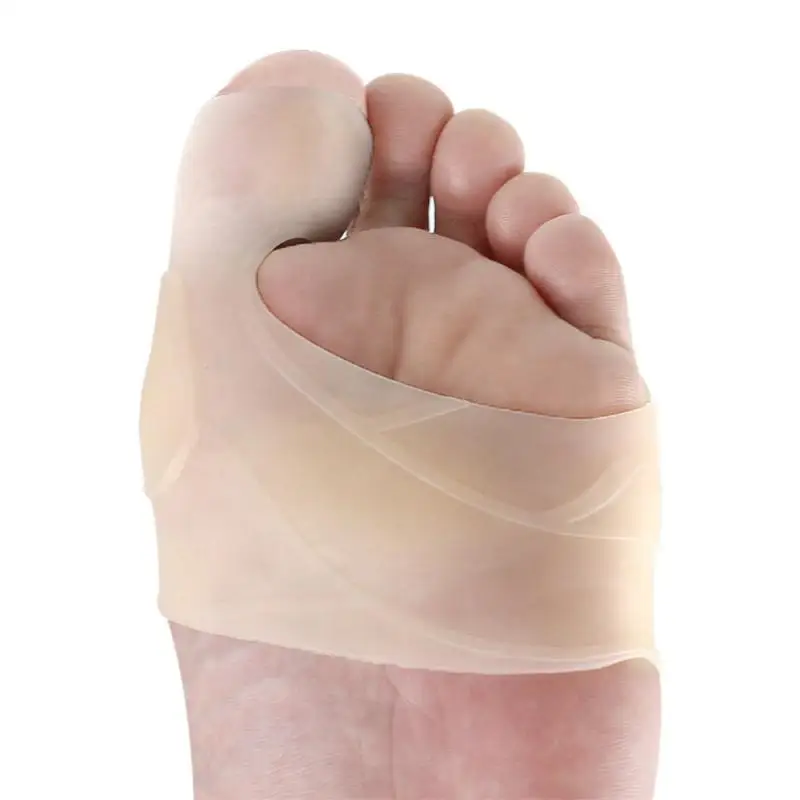 Gel Pad Stretch Nylon Hallux Valgus Protector Guard Toe Separator Big Toe Overlap Orthopedic Supplies Pedicure Socks Foot Care