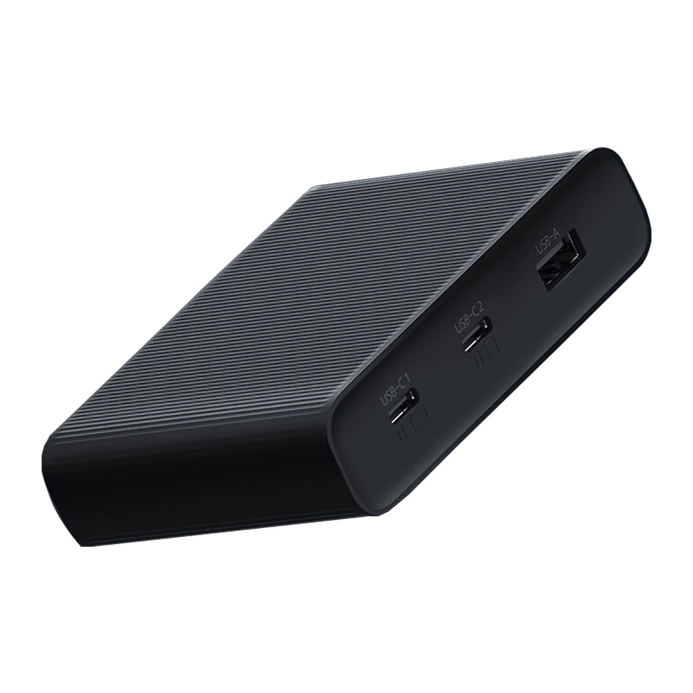 Xiaomi ZMI USB зарядное устройство 65 Вт 3 USB адаптер питания несколько защиты USB-C USB-A зарядное устройство конвертер быстрый выход для ноутбука телефона