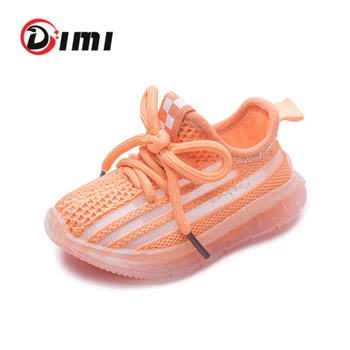 

DIMI 2020 Spring/Autumn New Baby Shoes Soft Non-slip Infant First Walkers Breathable Knitting Girl Boy Toddler Shoes Kid Sneaker